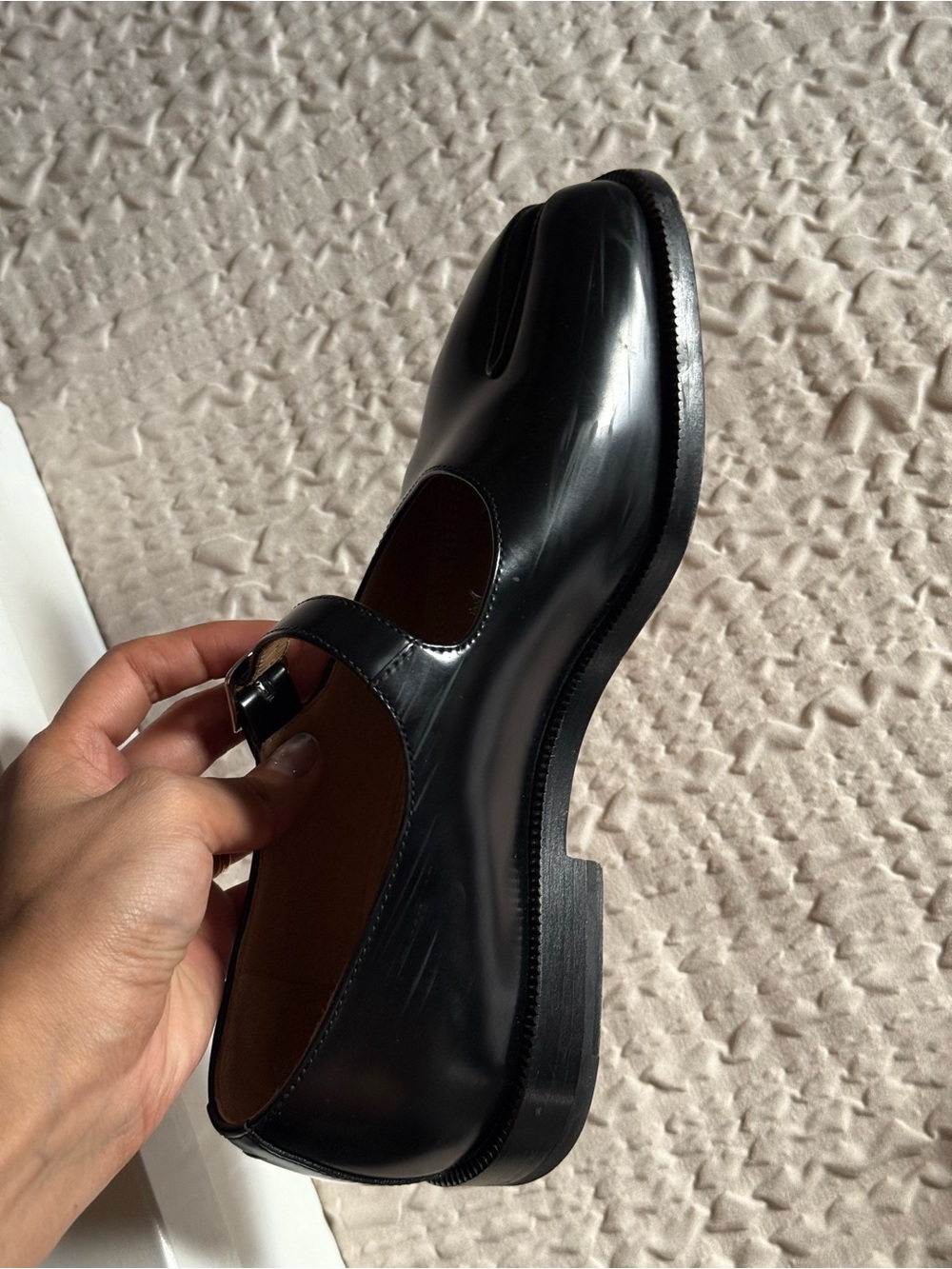 Maison Martin Margiela Black Tabi Mary Jane Flats - Picture 6 of 9